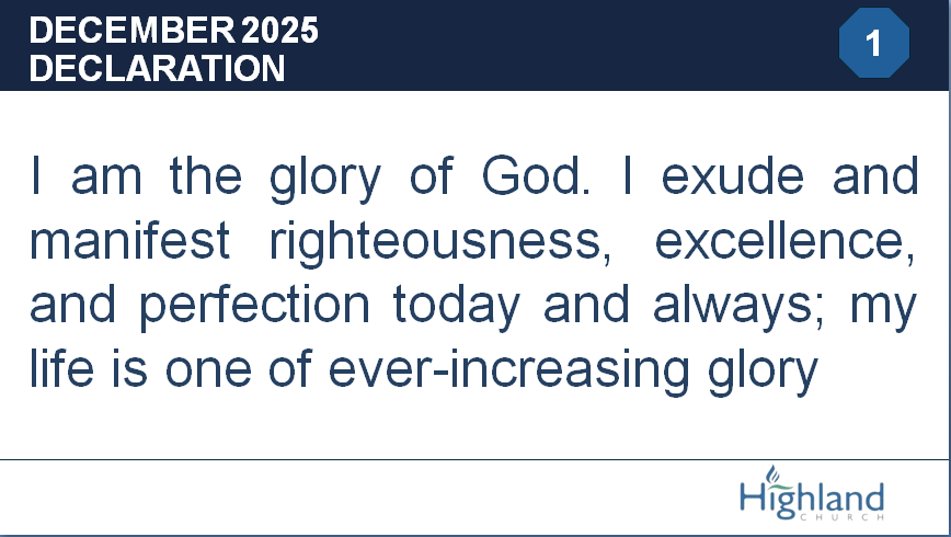 DECEMBER 2025 DECLARATION